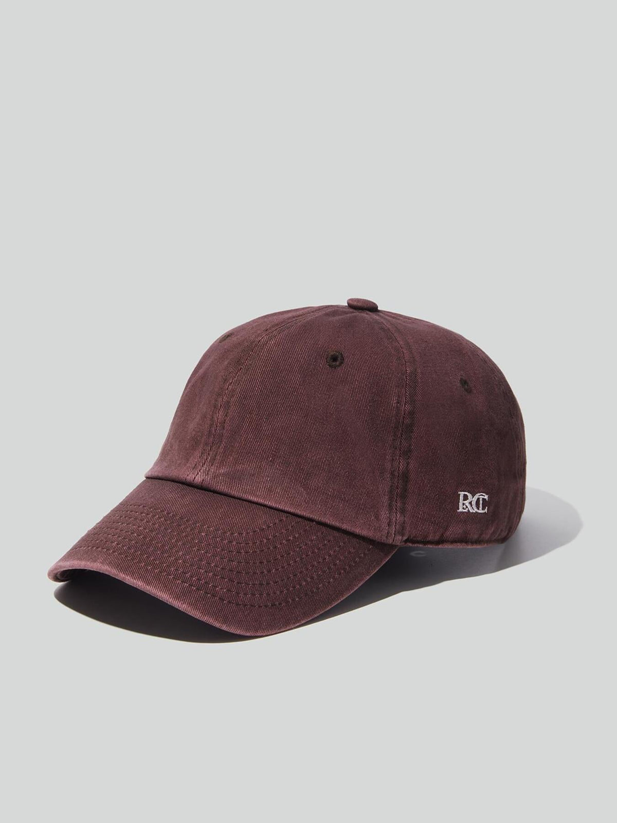 Recto - RC Logo Vintage Washing Ball Cap (Burgundy) product image 3 | TRAB K-Fashion Australia