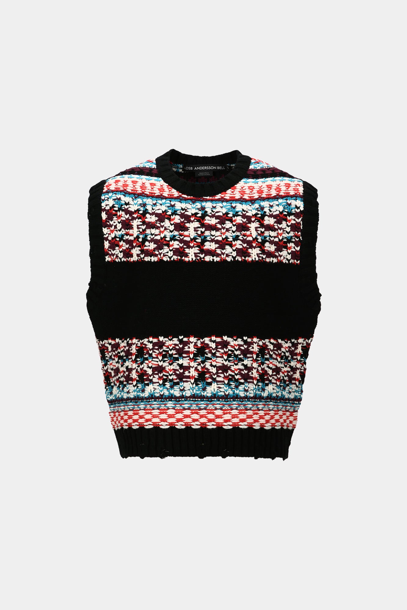 Andersson Bell - Unisex Nordic Crewneck Vest (Black) product image 11 | TRAB K-Fashion Australia