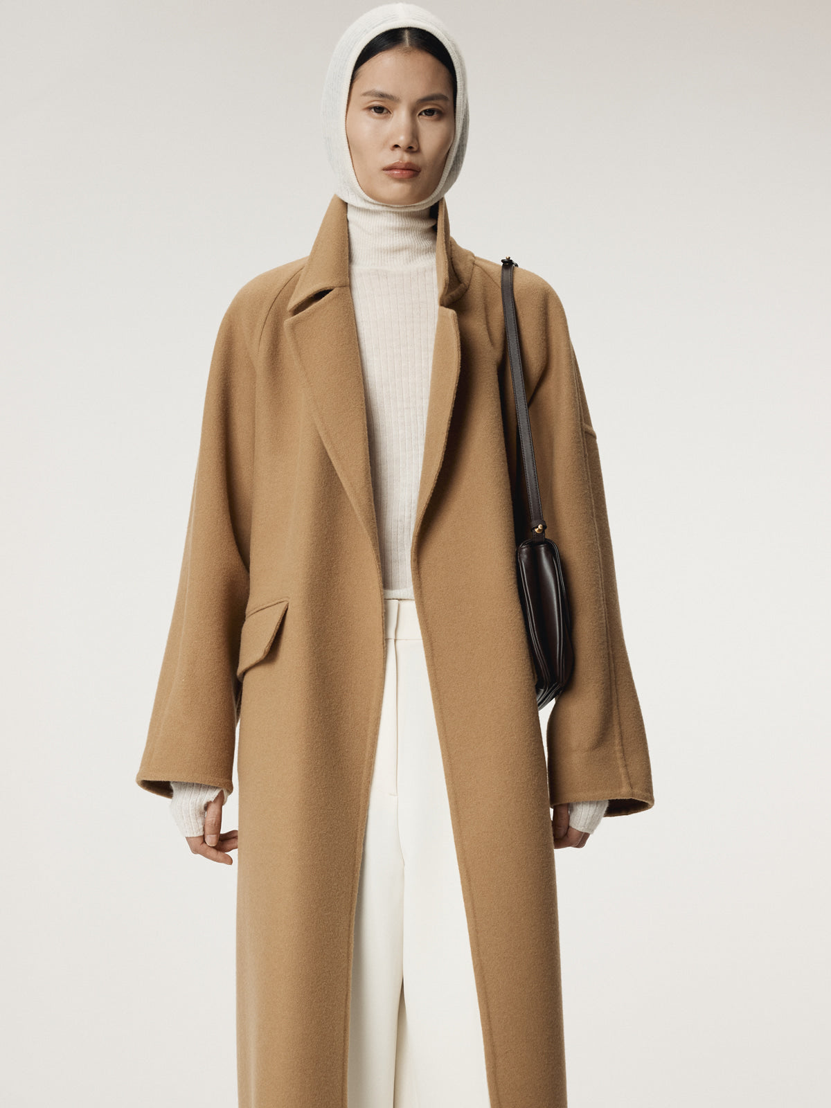 Recto - Classic Belted Handmade Coat (Desert) product image 4 | TRAB K-Fashion Australia