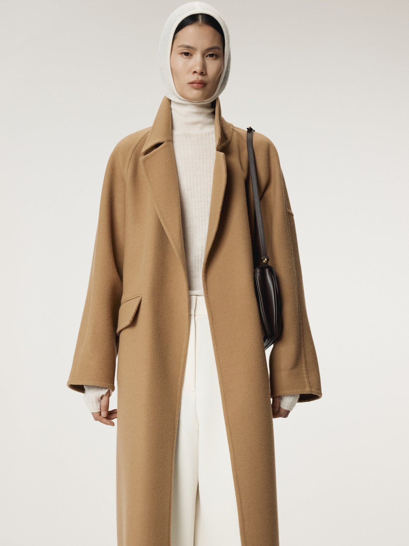 Recto - Classic Belted Handmade Coat (Desert) product image 4 | TRAB K-Fashion Australia