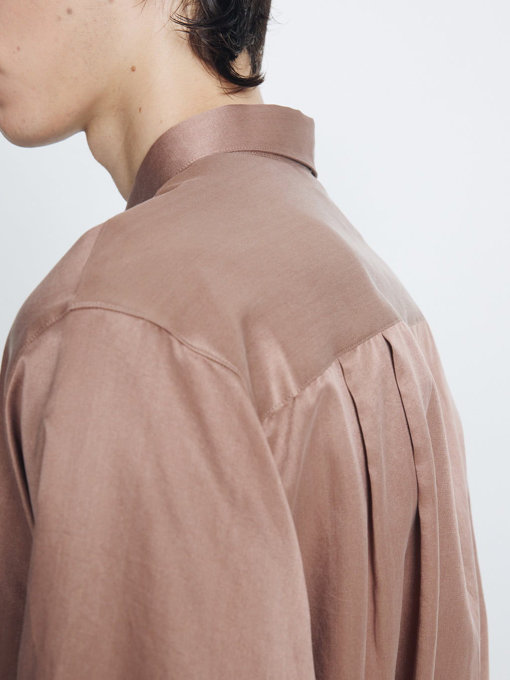 Tonywack - Silk Cotton Essential Shirt (Bronze Pink) product image 7 | TRAB K-Fashion Australia