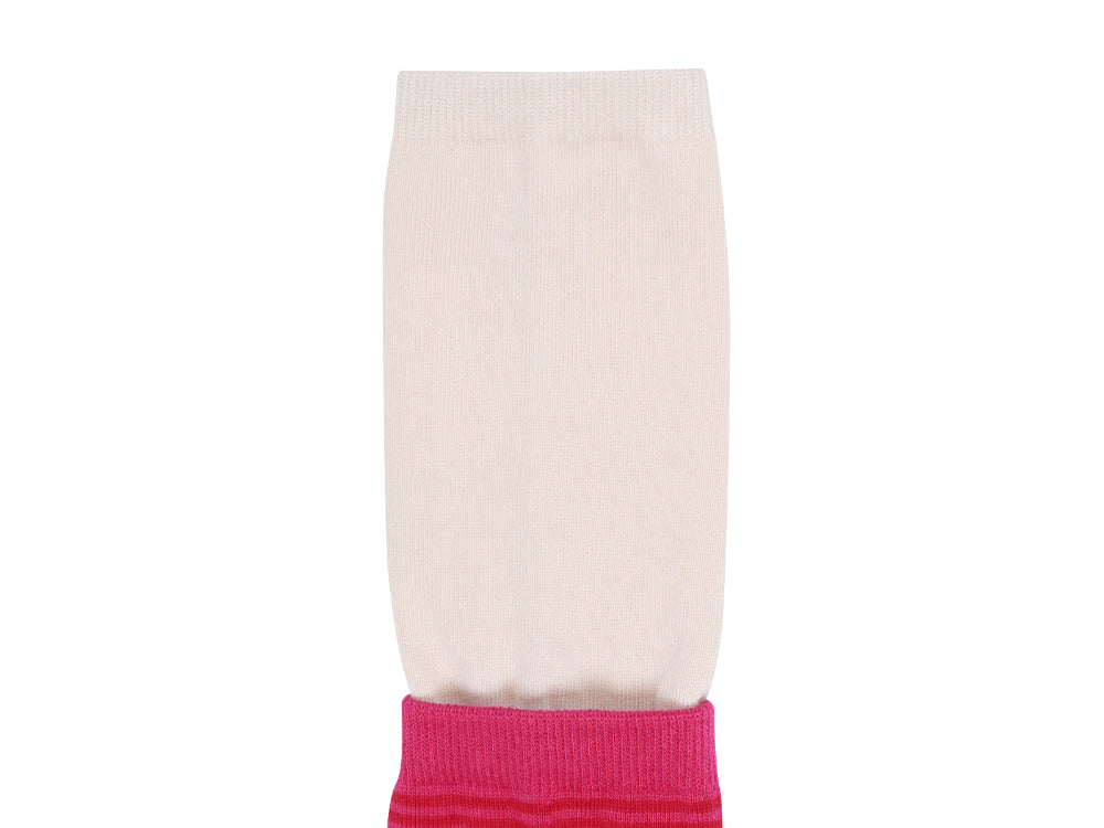 Coyseio - Double-Layer Striped Socks (Pink) product image 15 | TRAB K-Fashion Australia