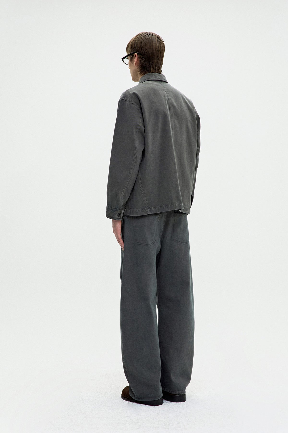 Coor - Dyed Moleskin Chore Jacket (Washed Charcoal) product image 4 | TRAB K-Fashion Australia