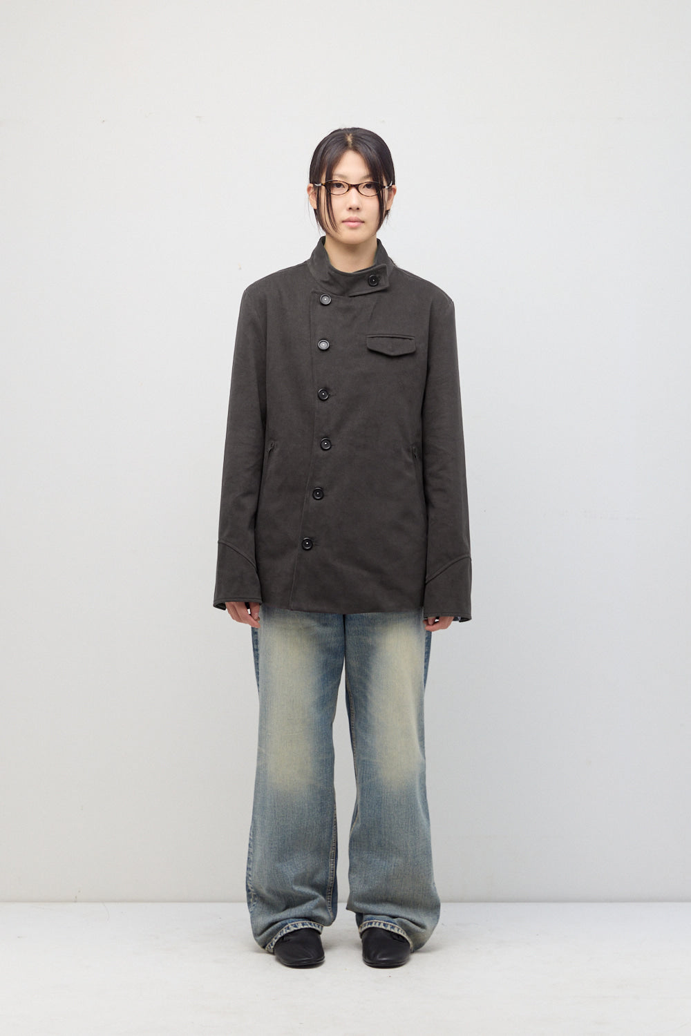 Hatchingroom - Fencing Coat (Charcoal) product image 4 | TRAB K-Fashion Australia