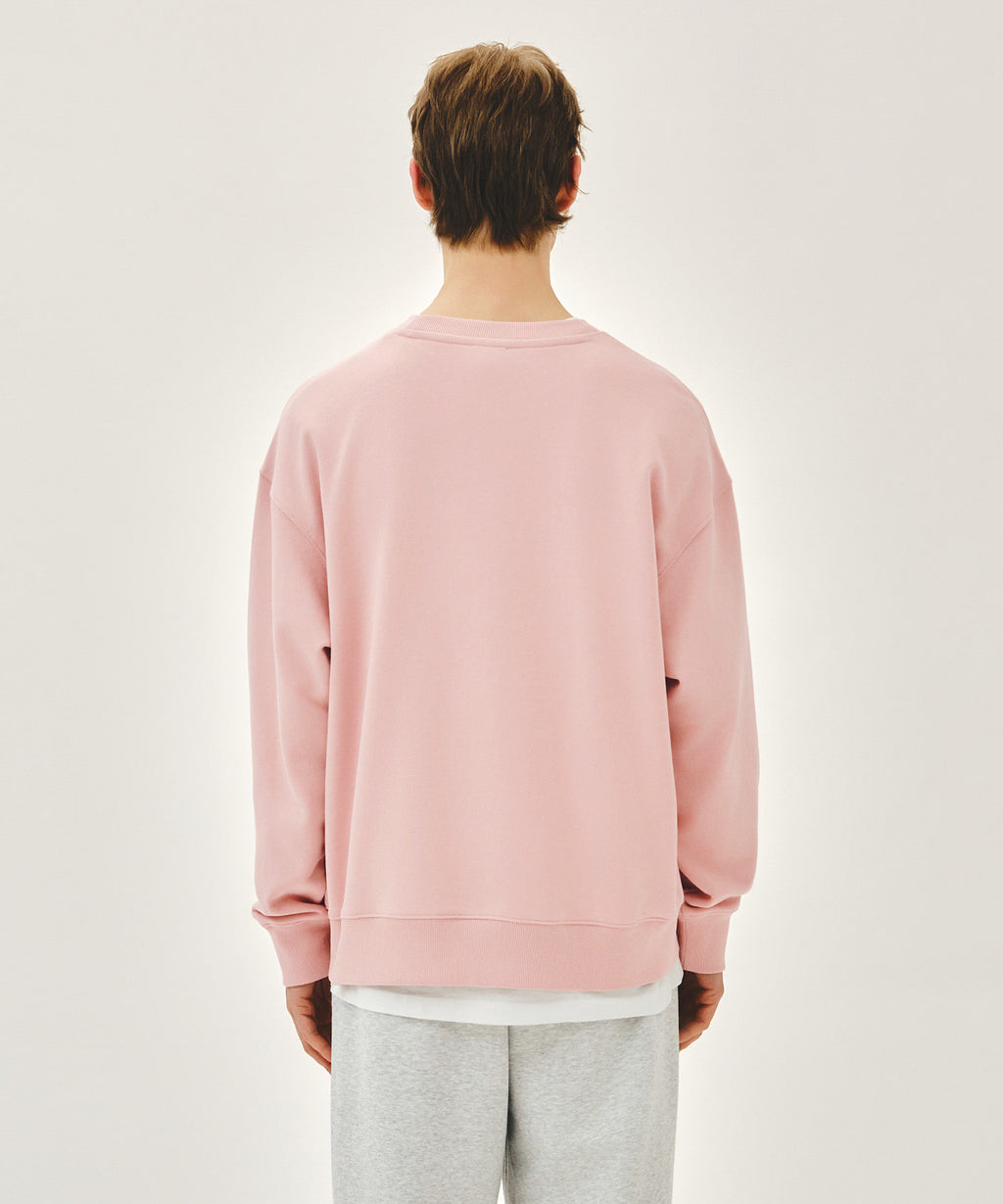 Marithe & Francois Girbaud - Drawing Classic Logo Sweatshirt (Salmon) product image 3 | TRAB K-Fashion Australia