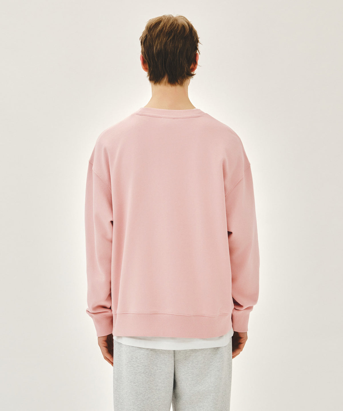 Marithe & Francois Girbaud - Drawing Classic Logo Sweatshirt (Salmon) product image 3 | TRAB K-Fashion Australia