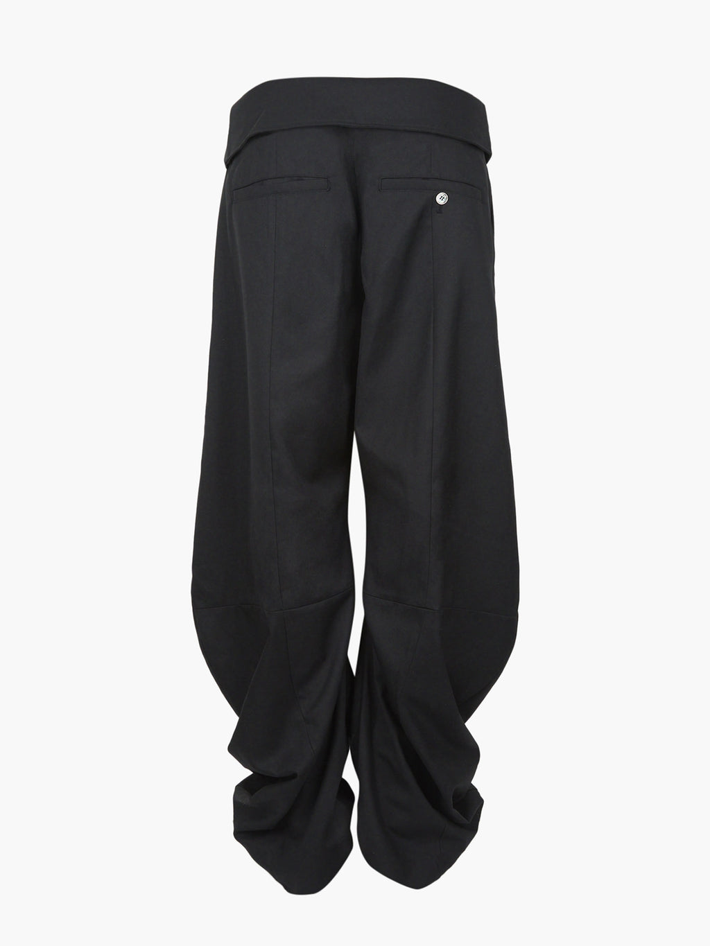 Jiyong Kim - Sun-Bleached Curved Trousers (Black) product image 12 | TRAB K-Fashion Australia