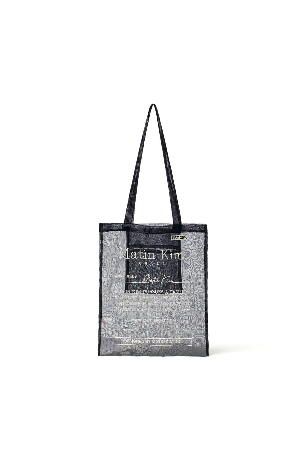 Matin Kim - Organza Ecobag (Black) product image 1 | TRAB K-Fashion Australia