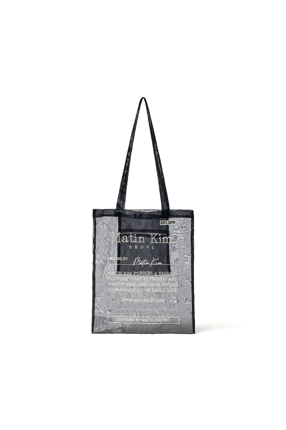 Matin Kim - Organza Ecobag (Black) product image 1 | TRAB K-Fashion Australia