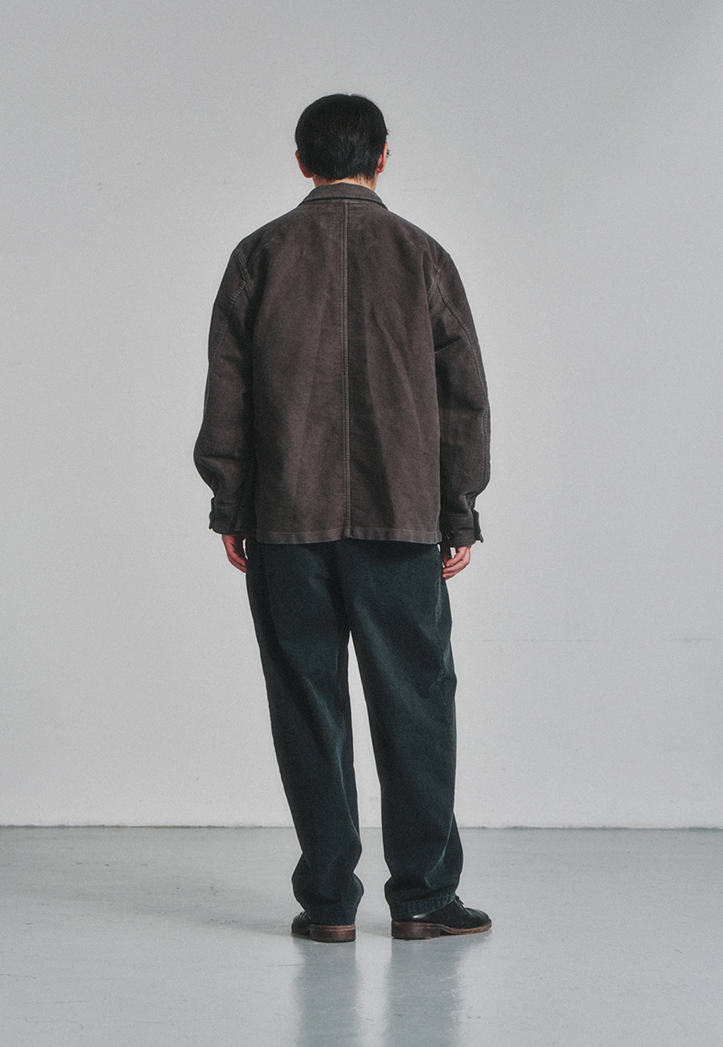 Art if acts - Washed Moleskin French Work Jacket (Stone) product image 3 | TRAB K-Fashion Australia