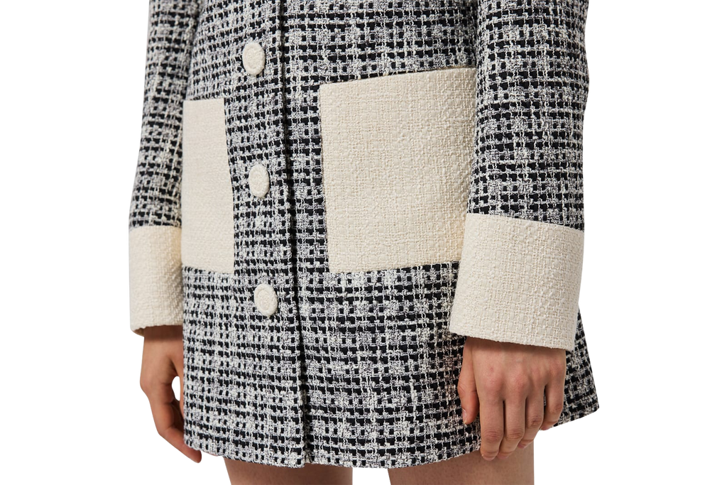 Kimhe Kim - Malevich Tweed Jacket Dress (Black/White) product image 9 | TRAB K-Fashion Australia