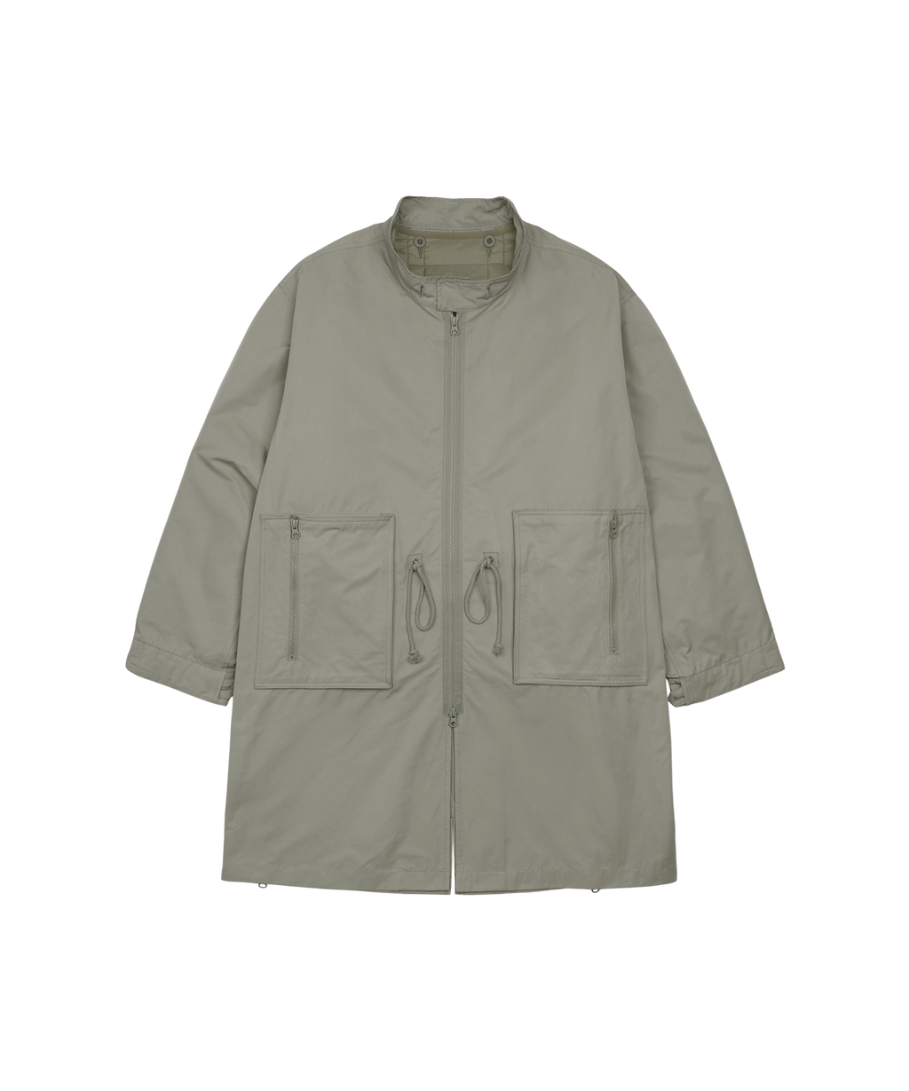 Zipper Field Parka (Grey Beige)