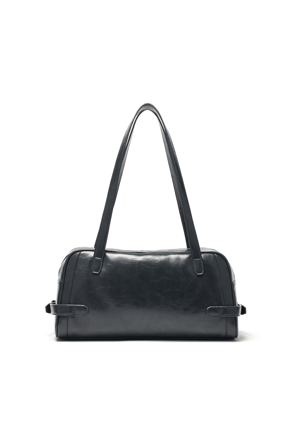 Matin Kim - Biker Detail Medium Shoulder Bag (Charcoal) product image 5 | TRAB K-Fashion Australia