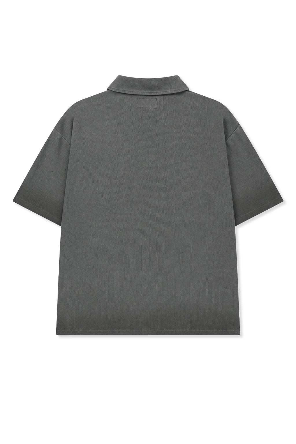 Matin Kim - Small Logo Washed Pique Top (Charcoal) product image 2 | TRAB K-Fashion Australia