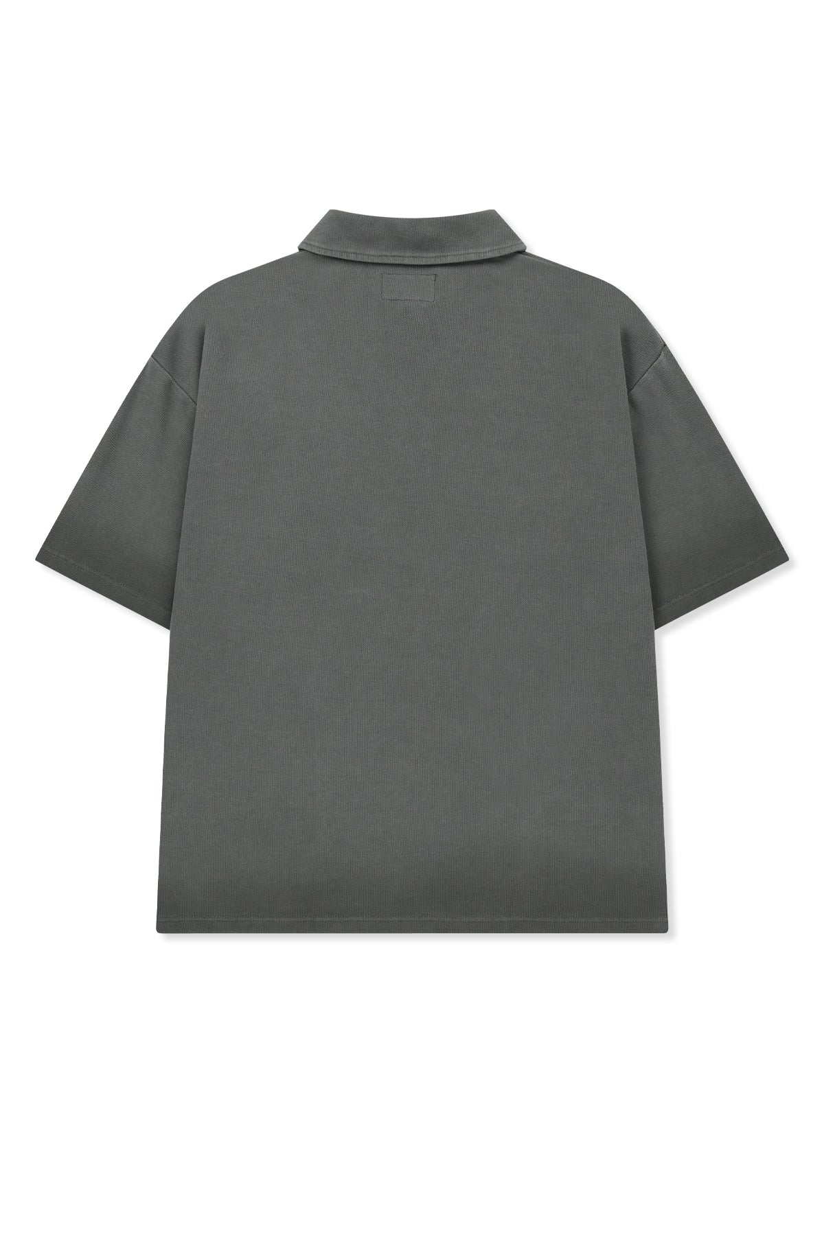 Matin Kim - Small Logo Washed Pique Top (Charcoal) product image 2 | TRAB K-Fashion Australia