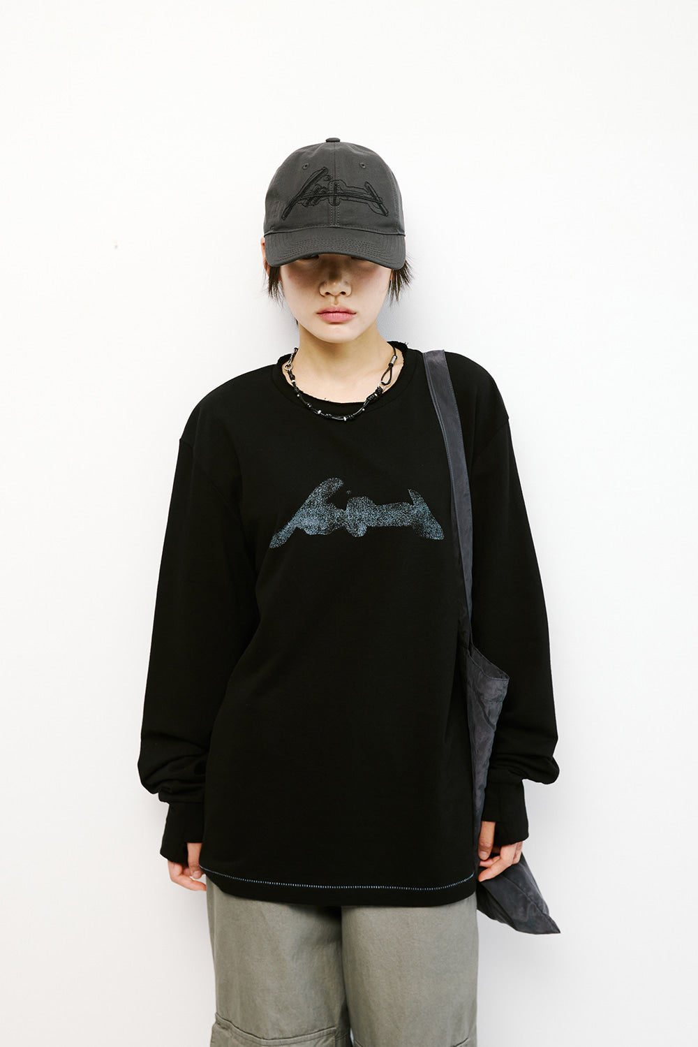 Hatchingroom - Electric Thread Cap (Charcoal) product image 2 | TRAB K-Fashion Australia