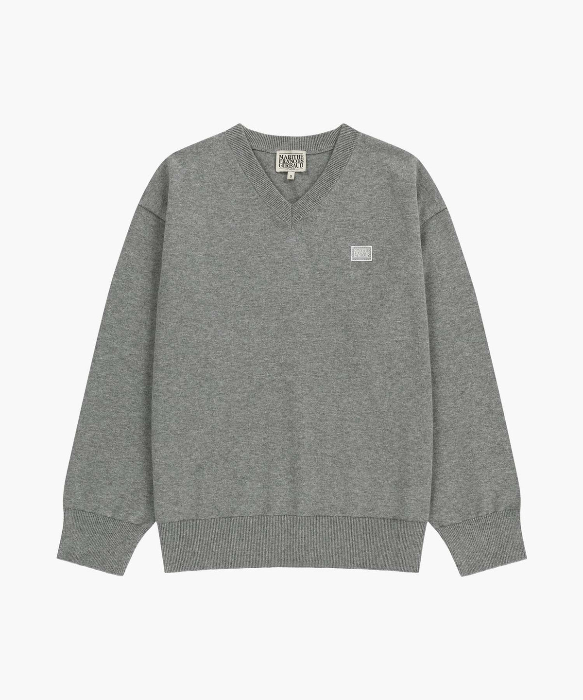 Marithe & Francois Girbaud - V-neck Knit Pullover (Heather Gray) product image 5 | TRAB K-Fashion Australia