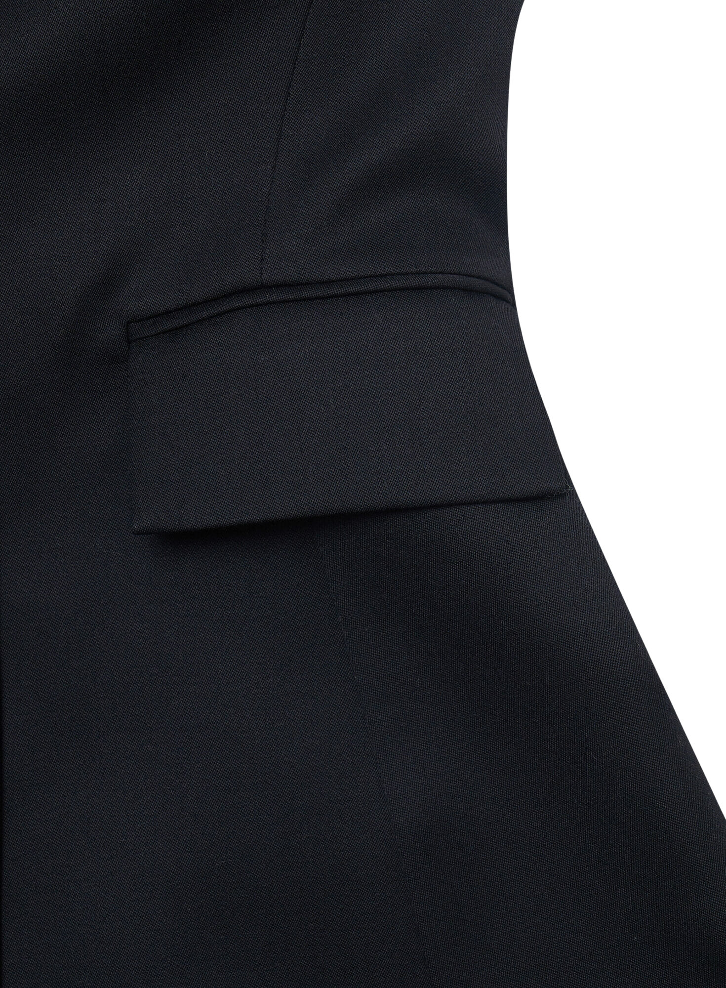 Kimhe Kim - Pearl Buttons Wool-Blend Bustier Mini Dress (Black) product image 10 | TRAB K-Fashion Australia