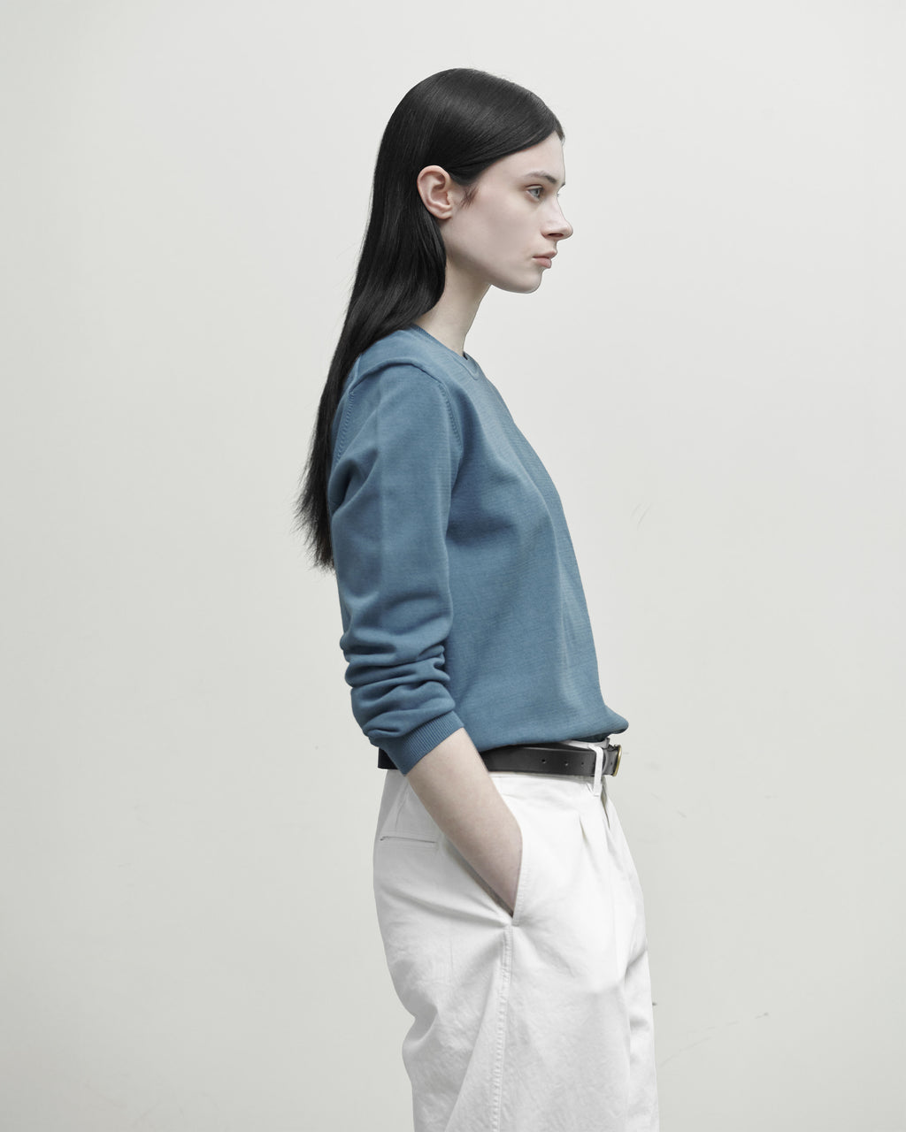 Brownyard - Washed Cotton Knit (Blue) product image 2 | TRAB K-Fashion Australia