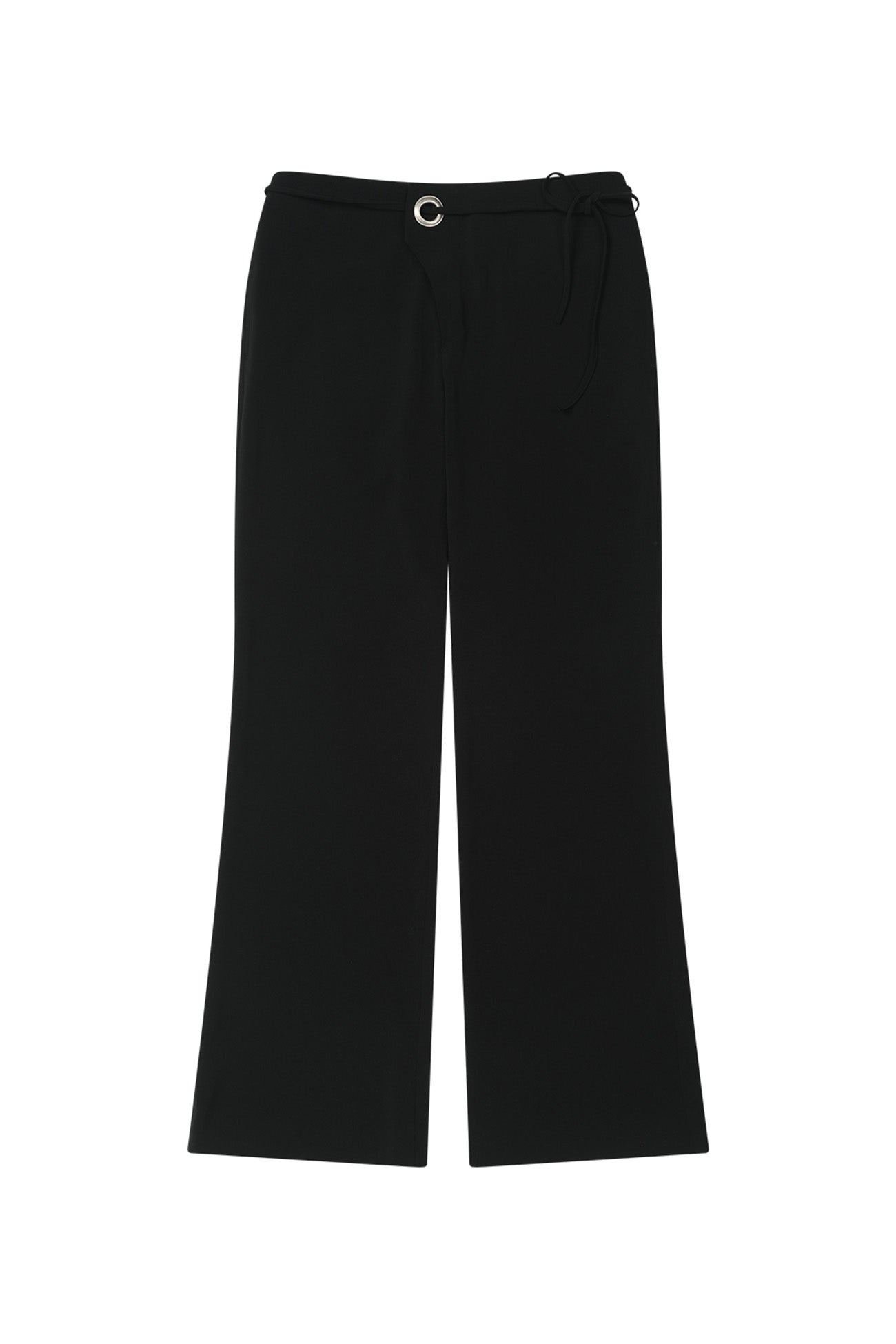 Deinet - Eyelet Point Bootscut Slacks (Black) product image 7 | TRAB K-Fashion Australia