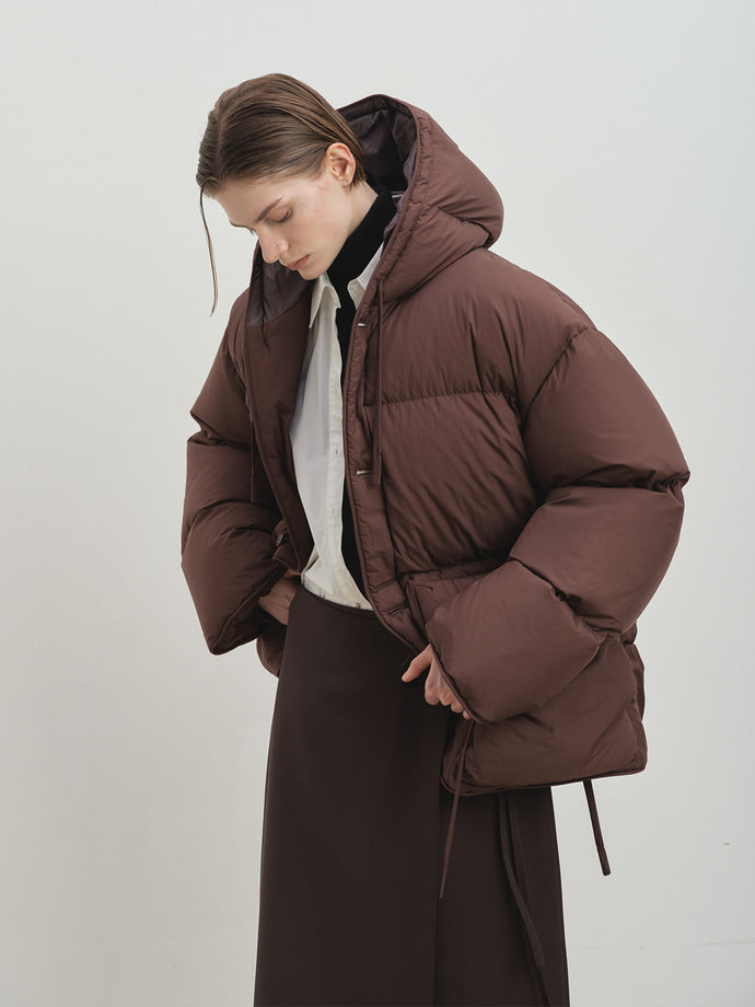 Tonywack - Super Light Down Puffer Jacket (Pale Burgundy) product image 10 | TRAB K-Fashion Australia