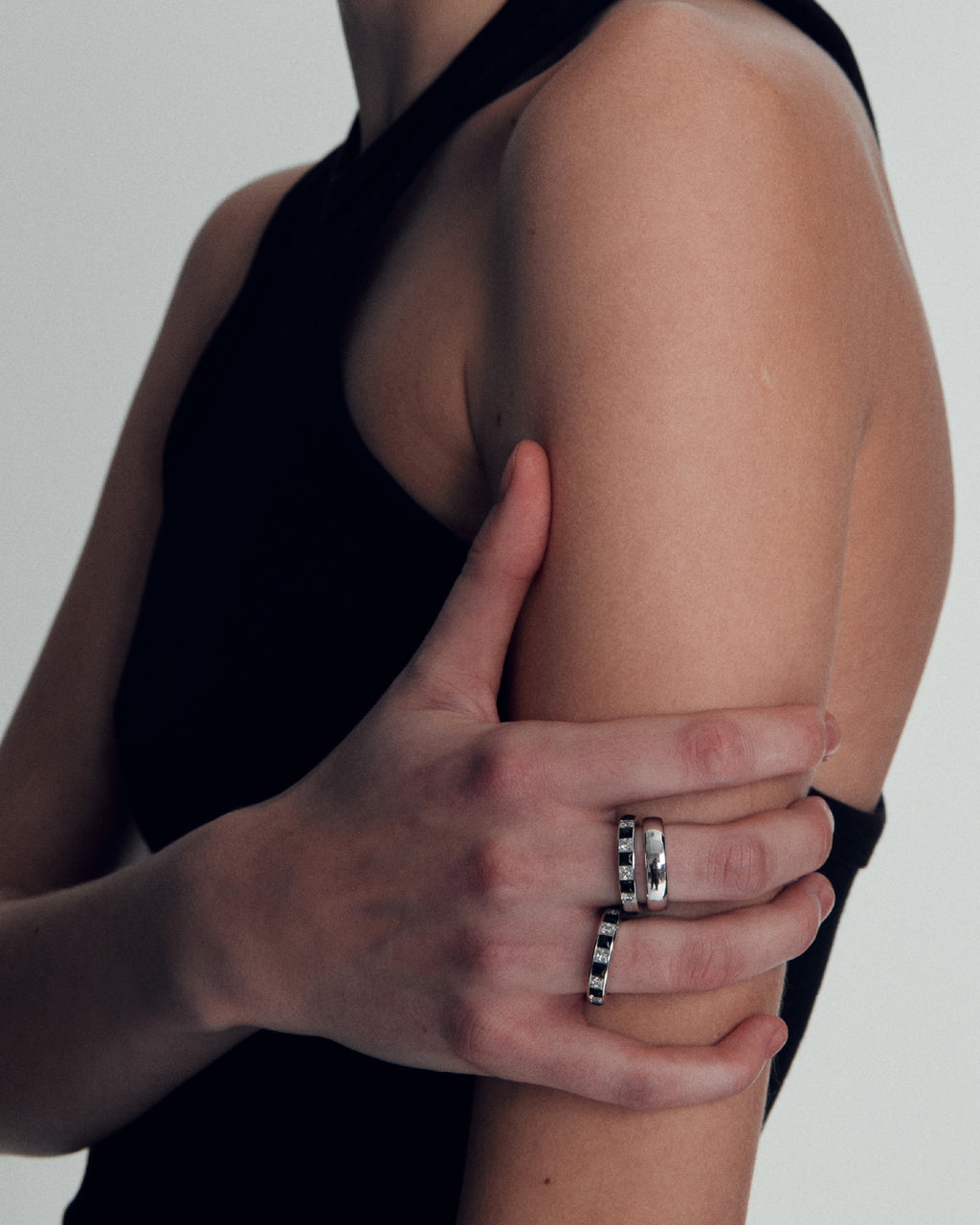Numbering - Square N-dia Ring #7406 product image 2 | TRAB K-Fashion Australia