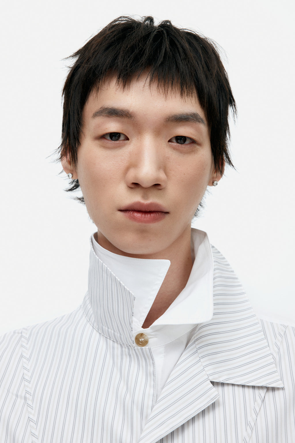 Andersson Bell - Open Collar Layered Shirts (White) product image 5 | TRAB K-Fashion Australia