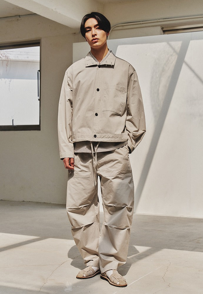 Art if acts - Fatigue Parachute Pants (Light Grey) product image 1 | TRAB K-Fashion Australia