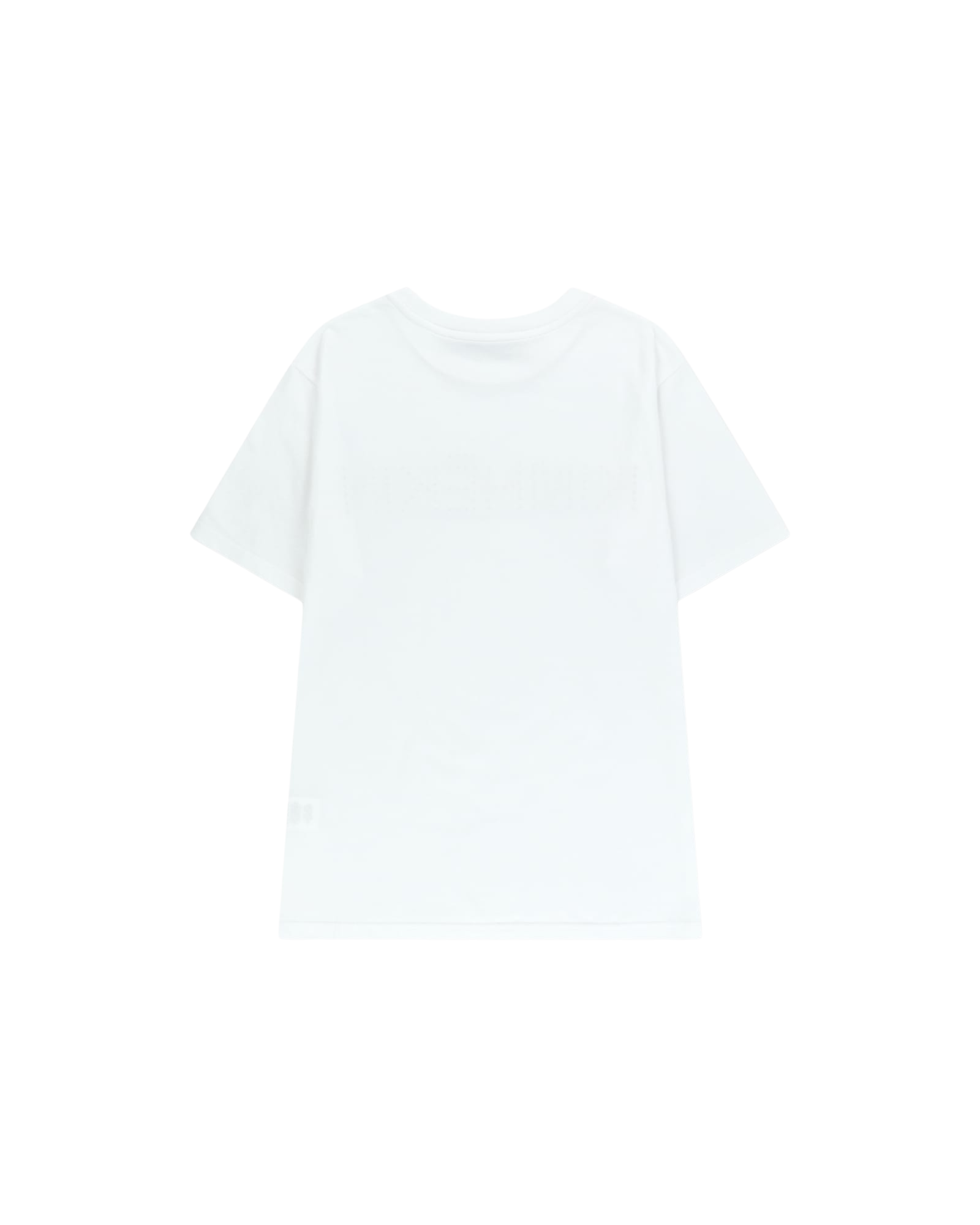 Kimhe Kim - Logo T-Shirt With Pearl Embellishment (White) product image 12 | TRAB K-Fashion Australia