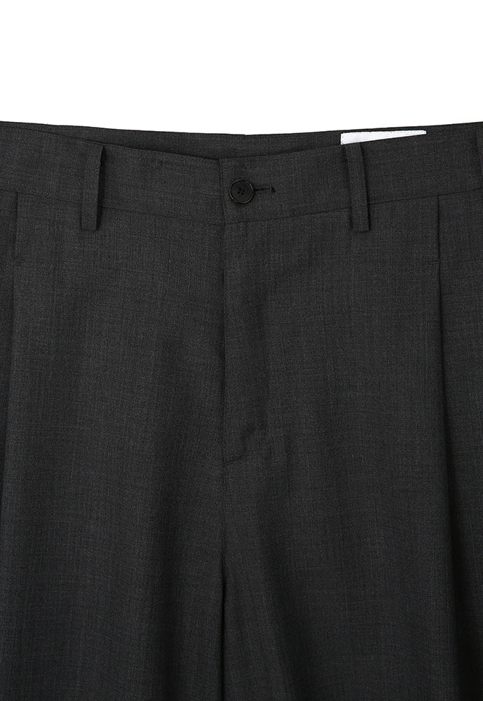 Art if acts - Wool Two Tuck Parachute Pants (Grey) product image 8 | TRAB K-Fashion Australia