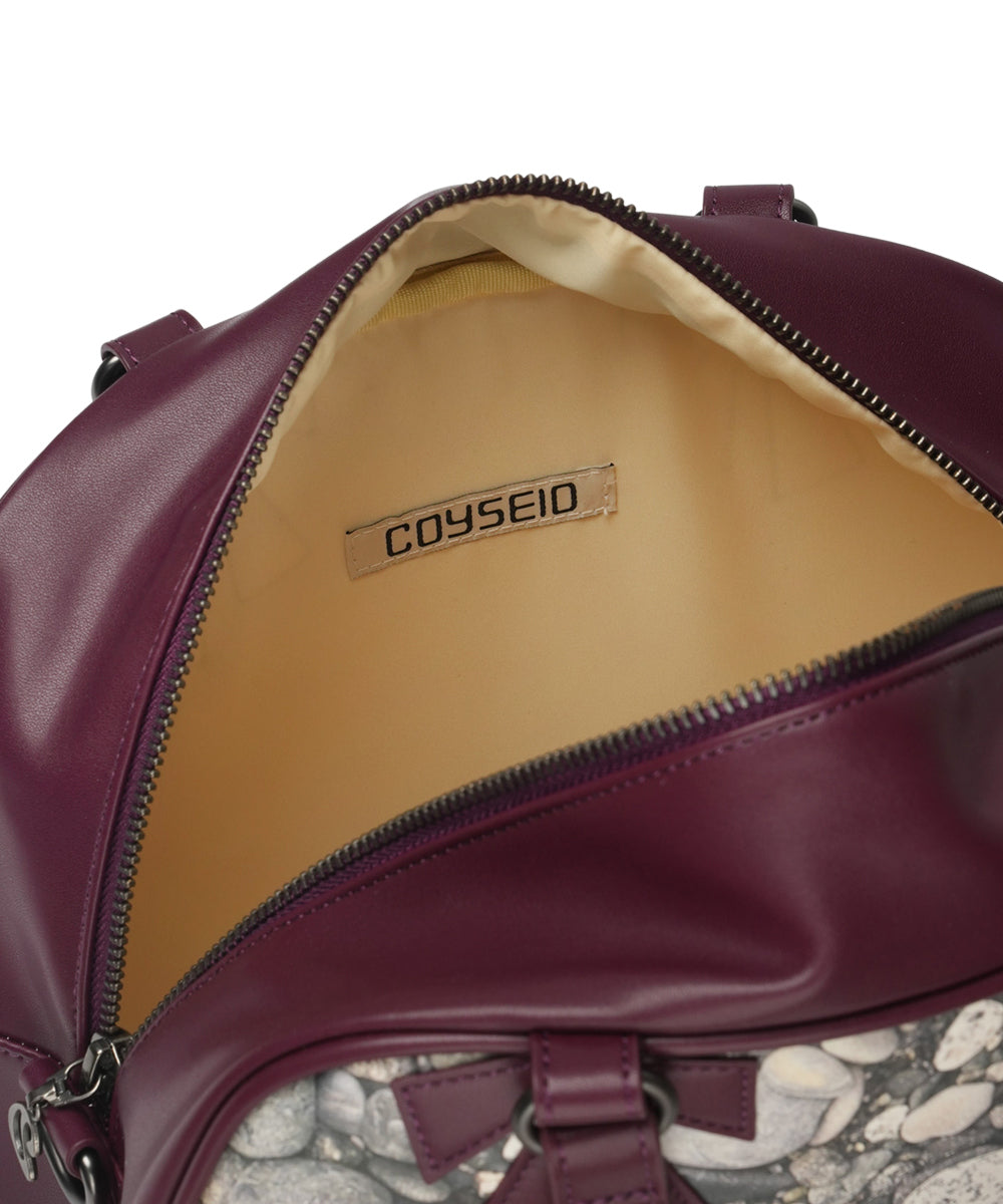Coyseio - Pebble Friends Ribbon Bag (Plum Red) product image 12 | TRAB K-Fashion Australia