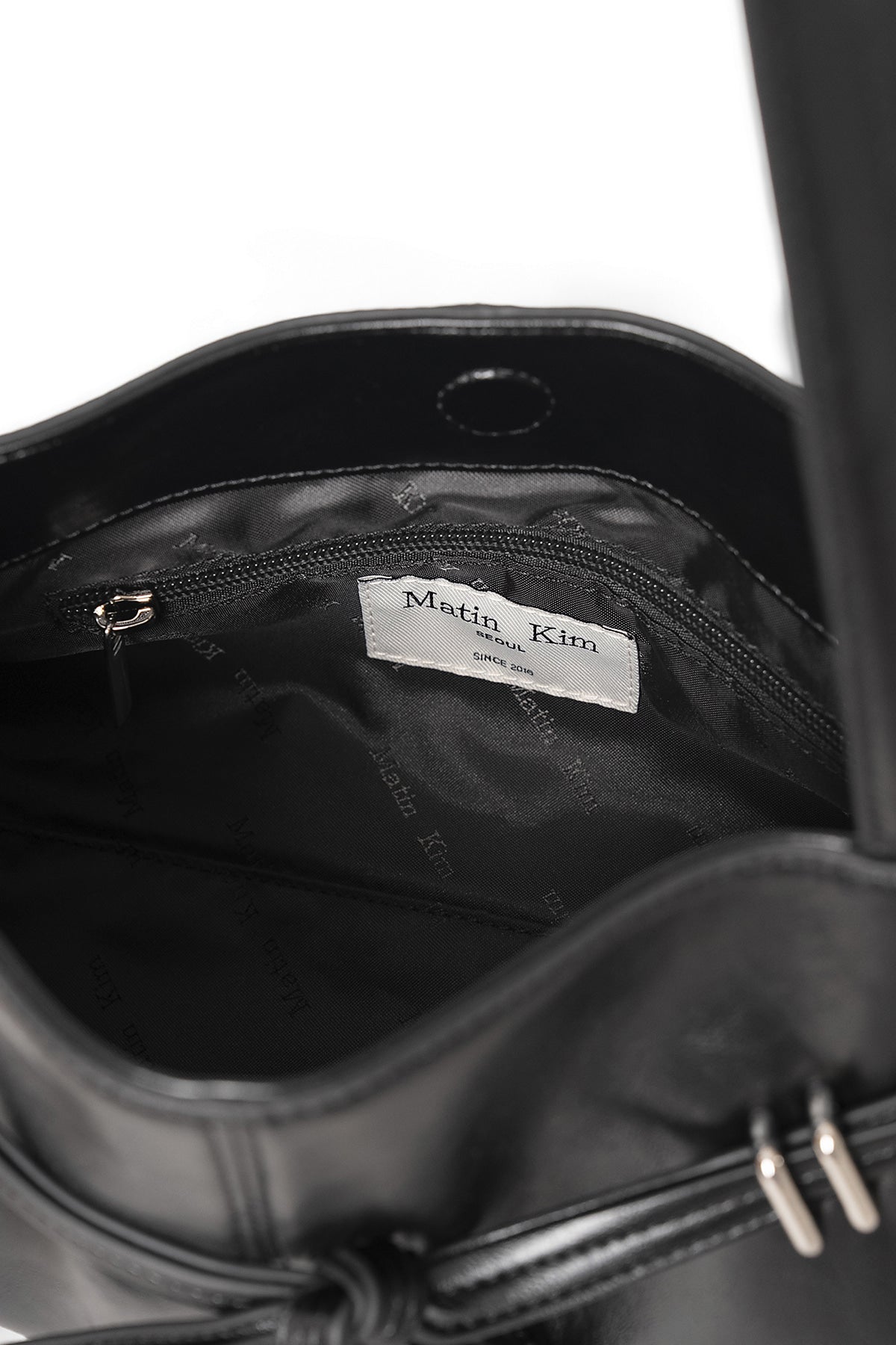 Matin Kim - Drop Tail Mellow Shoulder Bag (Black) product image 6 | TRAB K-Fashion Australia