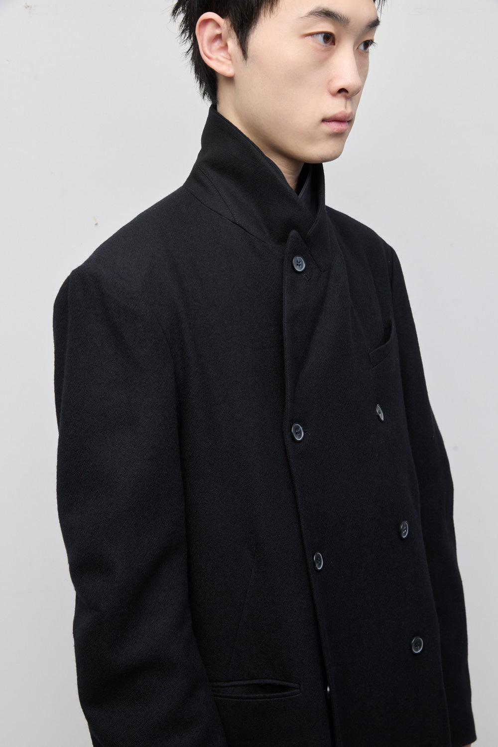Hatchingroom - Darted Double Breasted Coat (Black) product image 18 | TRAB K-Fashion Australia