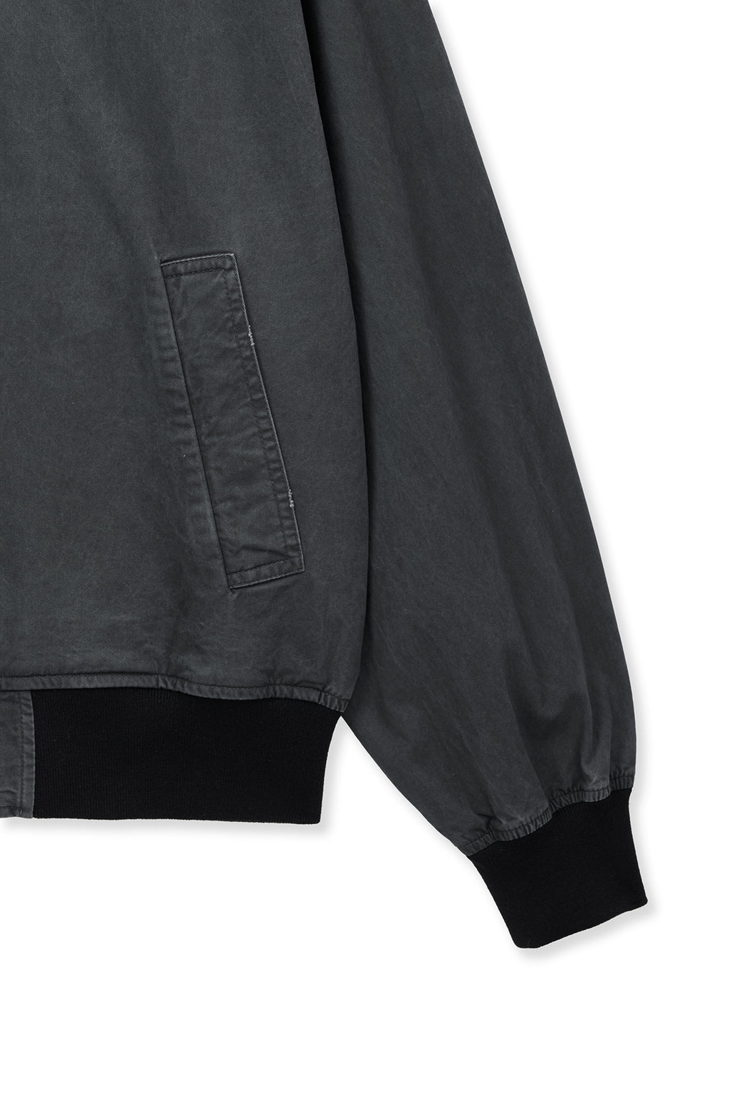 Matin Kim - Vintage Washed Back Logo Jumper (Charcoal) product image 4 | TRAB K-Fashion Australia