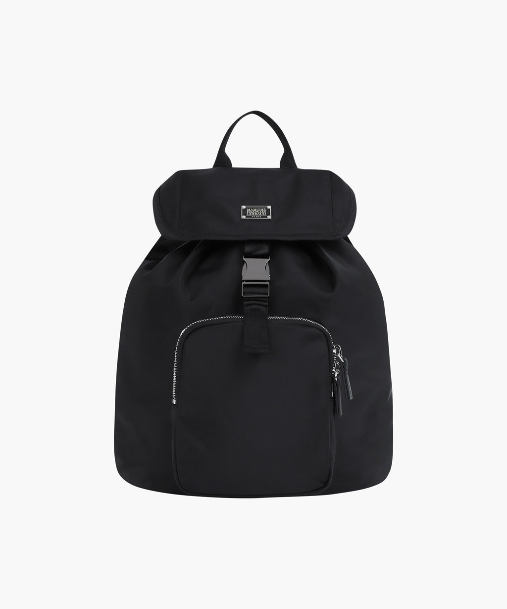 Marithe & Francois Girbaud - Classic Logo One Pocket Backpack (Black) product image 1 | TRAB K-Fashion Australia