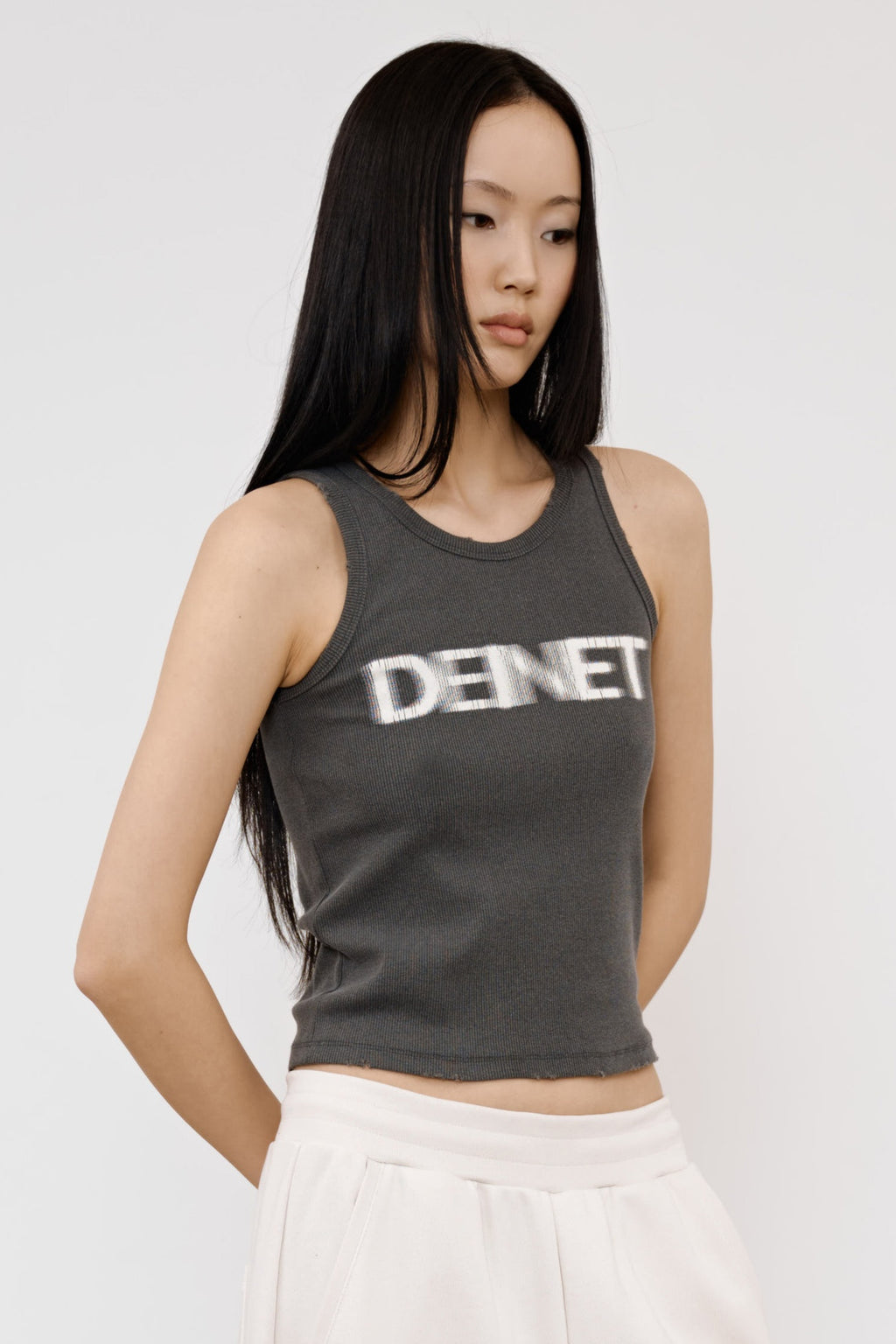 Deinet - Graphic Sleeveless (Charcoal) product image 7 | TRAB K-Fashion Australia