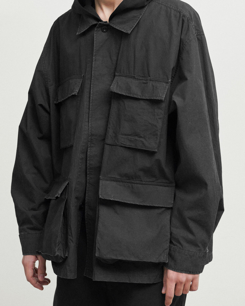 Brownyard - Washed Bdu Jacket (Black) product image 5 | TRAB K-Fashion Australia