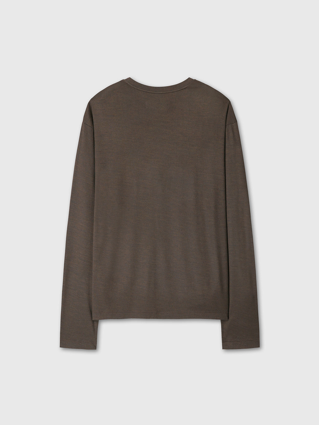 Tonywack - Wool Relaxed Long Sleeve (Brown Umber) product image 8 | TRAB K-Fashion Australia