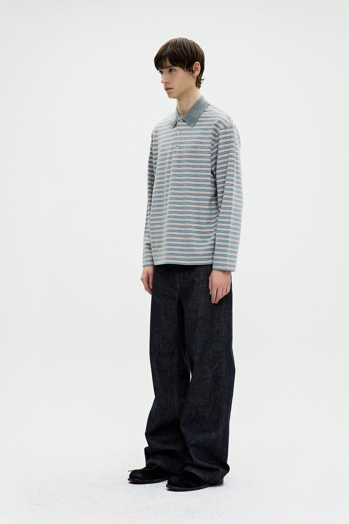 Coor - Rigid Semi Flare Jeans (Indigo) product image 3 | TRAB K-Fashion Australia