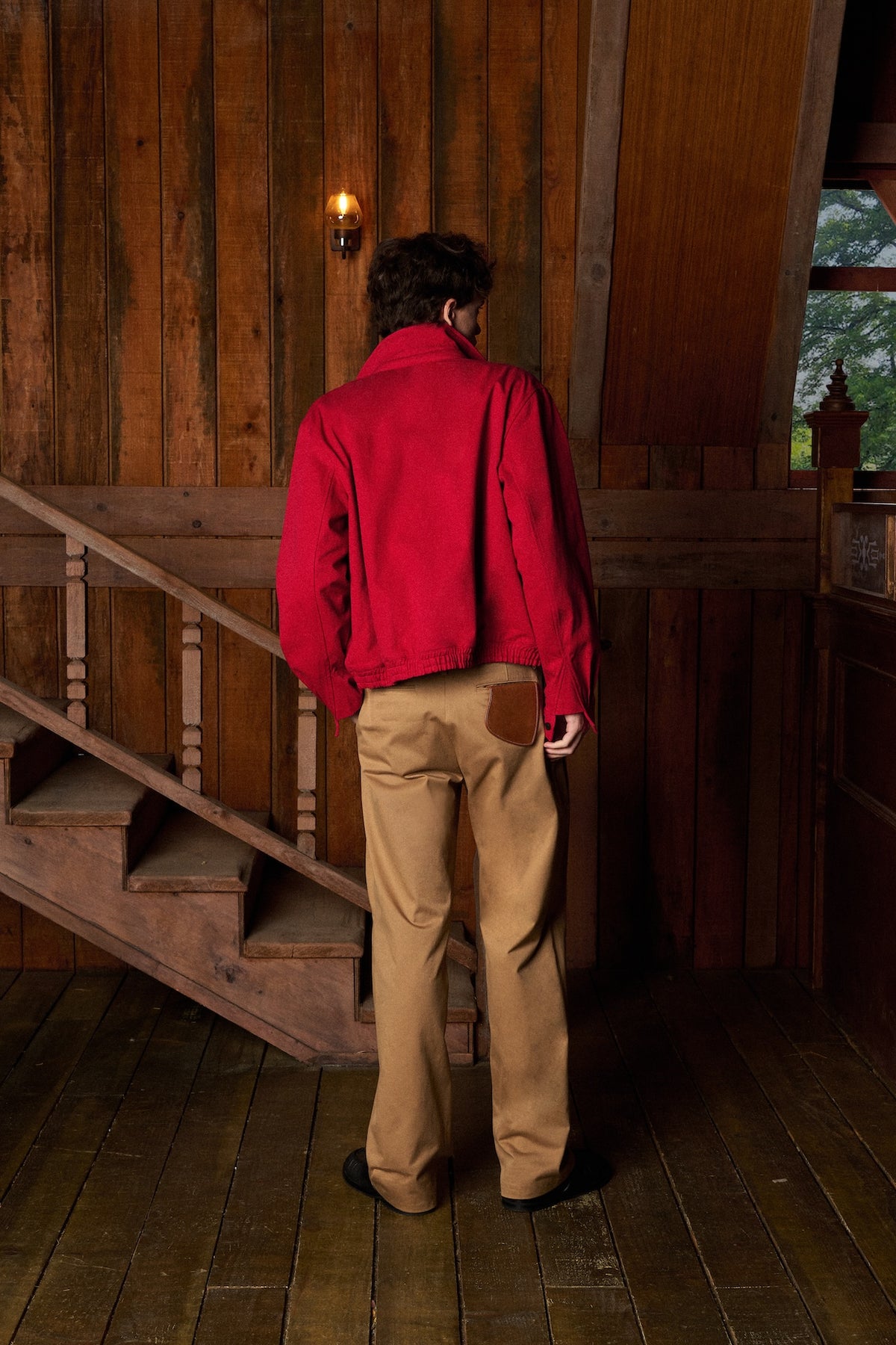 STU - Curved Cuff Jacket (Red) product image 5 | TRAB K-Fashion Australia