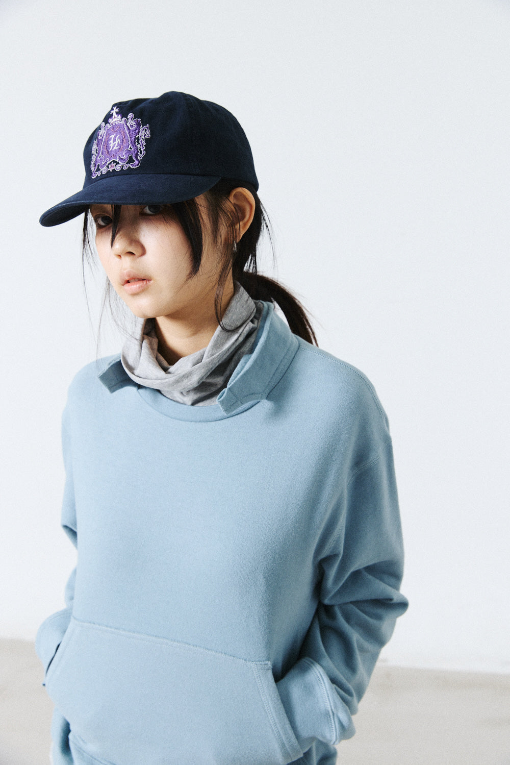 Hatchingroom - Overlay Sweatshirt Blue (Grey) product image 11 | TRAB K-Fashion Australia
