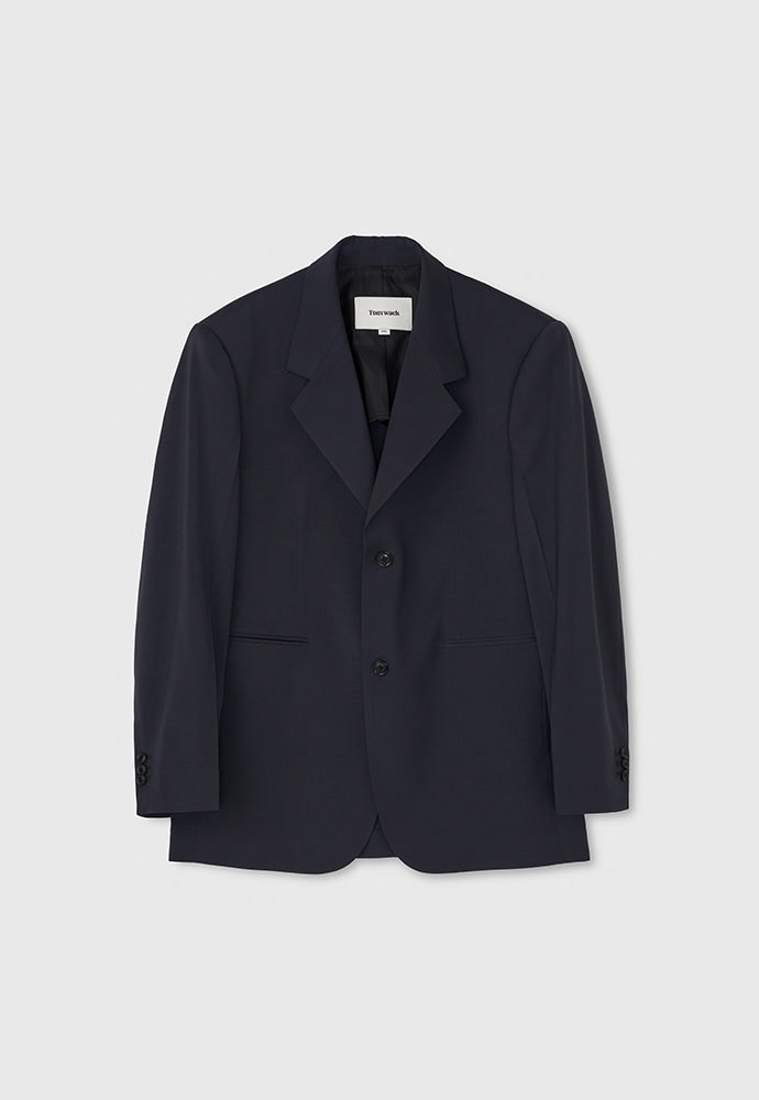 Tonywack - Tropical Wool Relaxed Tailored Jacket (Summer Exclusive) (Sea Serpent) product image 9 | TRAB K-Fashion Australia