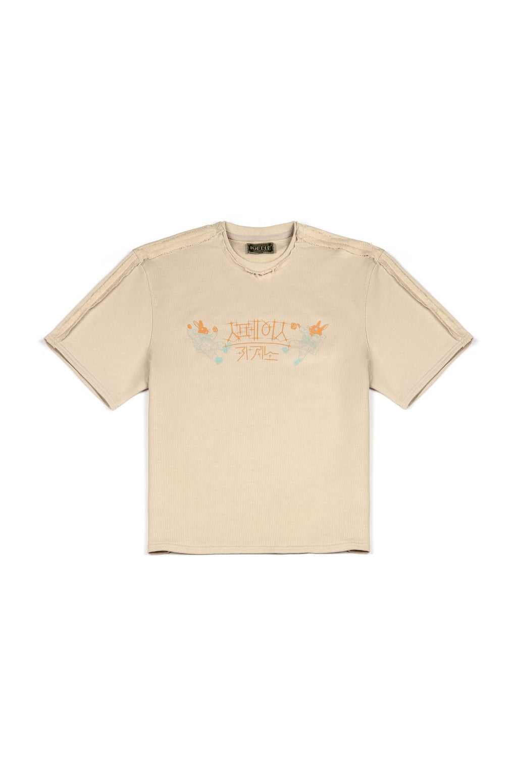Ioedle - Space Casino T-Shirt (Beige) product image 2 | TRAB K-Fashion Australia