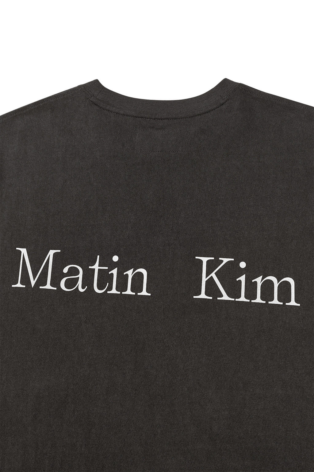 Matin Kim - Vintage Washed Logo Top (Charcoal) product image 4 | TRAB K-Fashion Australia