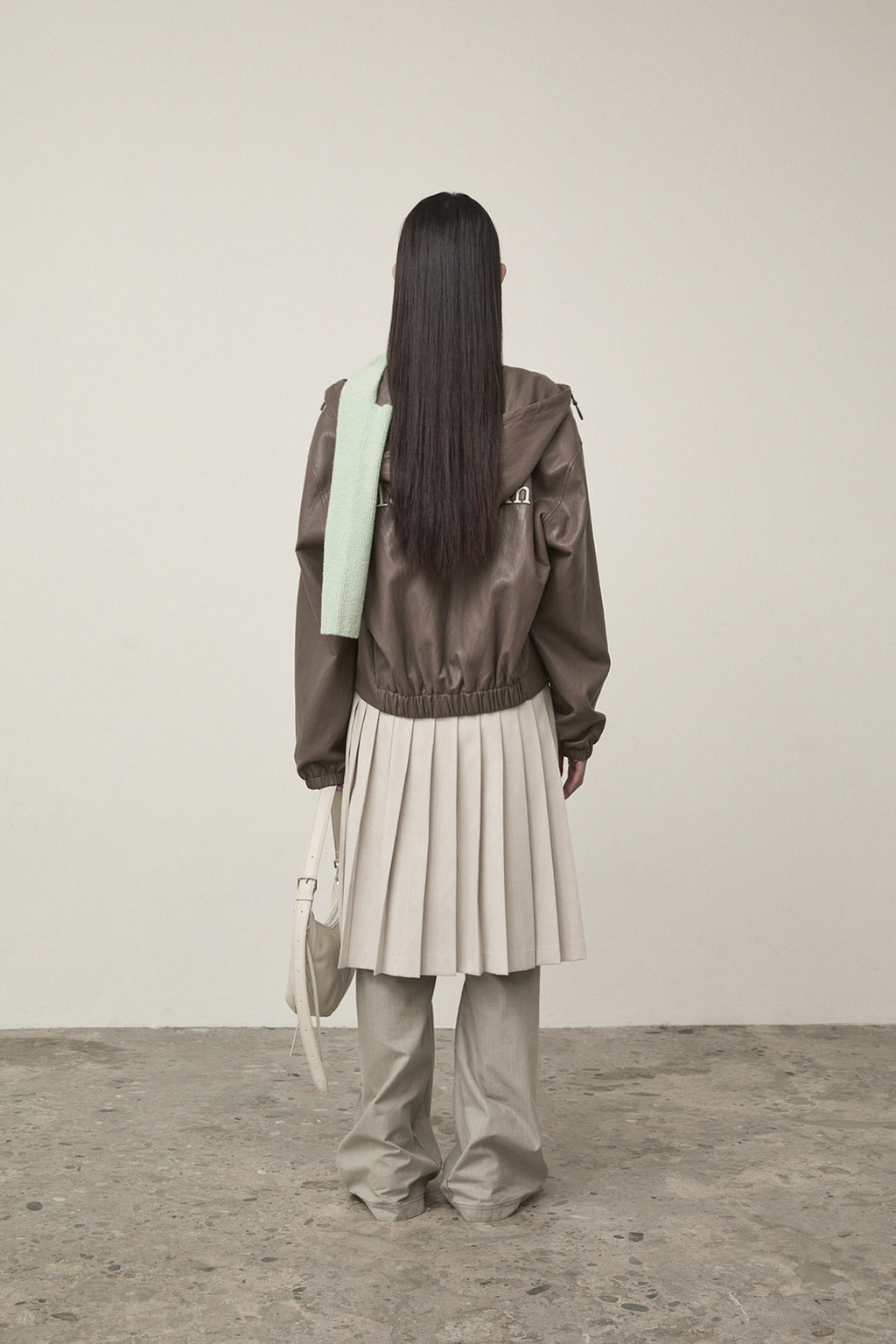 Matin Kim - Bolero Knit Muffler (Light Green) product image 7 | TRAB K-Fashion Australia