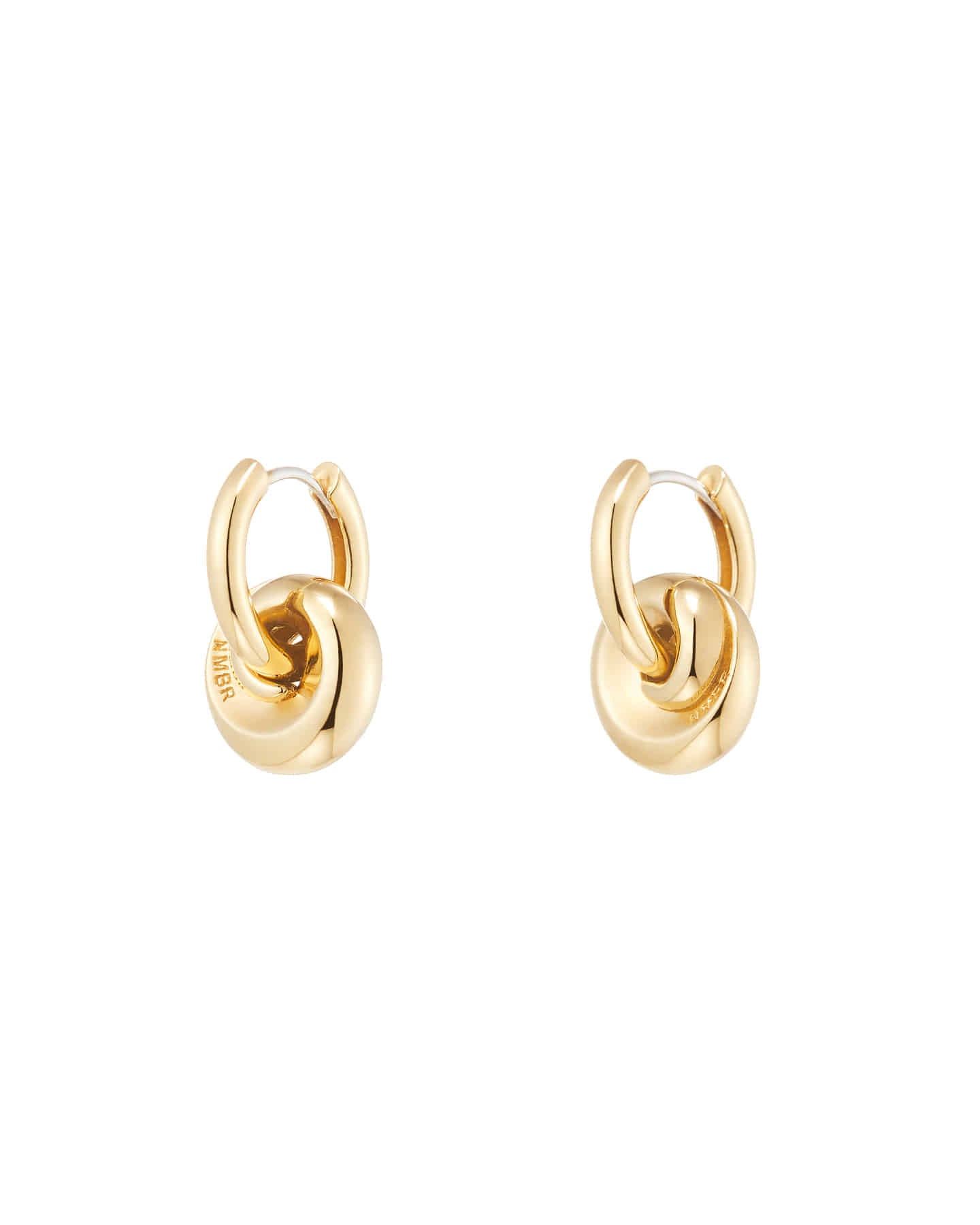 Numbering - Swirl Hoop Earrings #7212 product image 6 | TRAB K-Fashion Australia