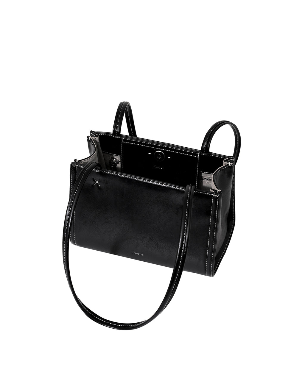 Stand Oil - Oblong bag Tiny (Black) product image 6 | TRAB K-Fashion Australia