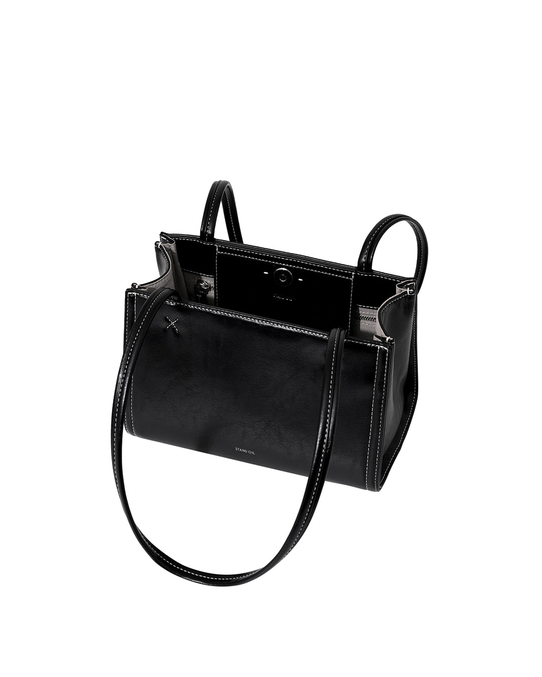 Stand Oil - Oblong bag Tiny (Black) product image 6 | TRAB K-Fashion Australia