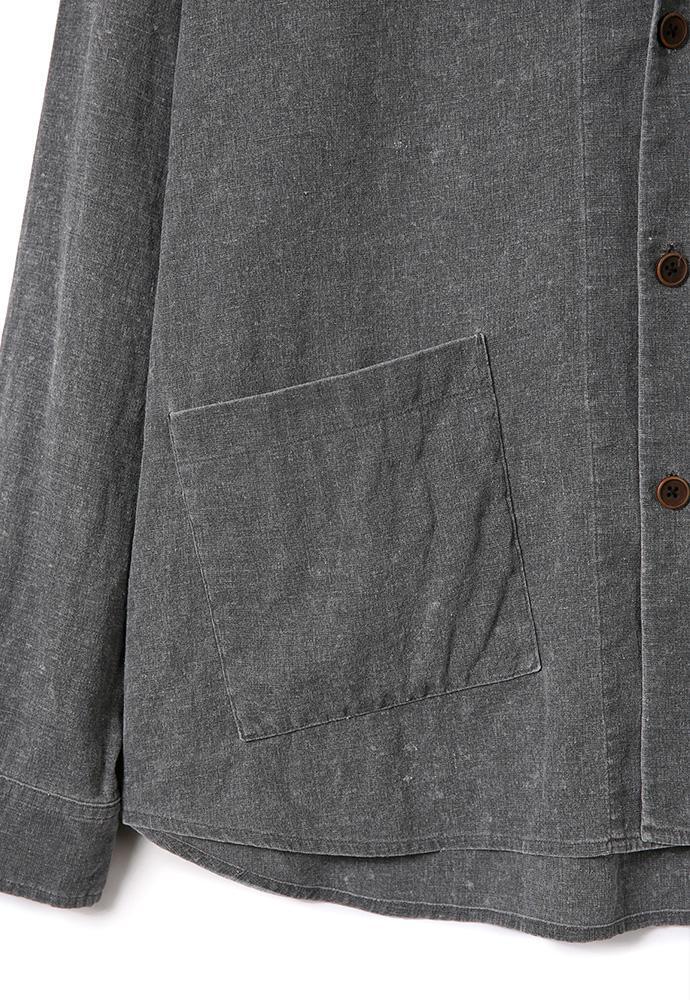Art if acts - Linen Oriental Jacket (Faded Charcoal) product image 12 | TRAB K-Fashion Australia