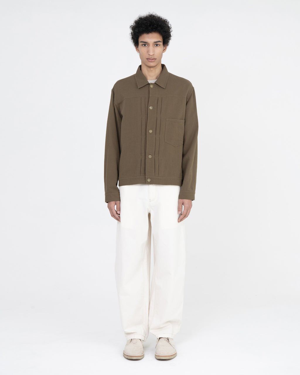 Brownyard - Type 1 Trucker Jacket (Mocha) product image 2 | TRAB K-Fashion Australia